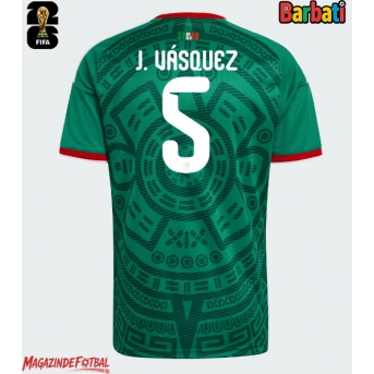 Mexic Johan Vasquez #5 Tricou Fotbal Replică Mondial 2026 Barbati Acasa
